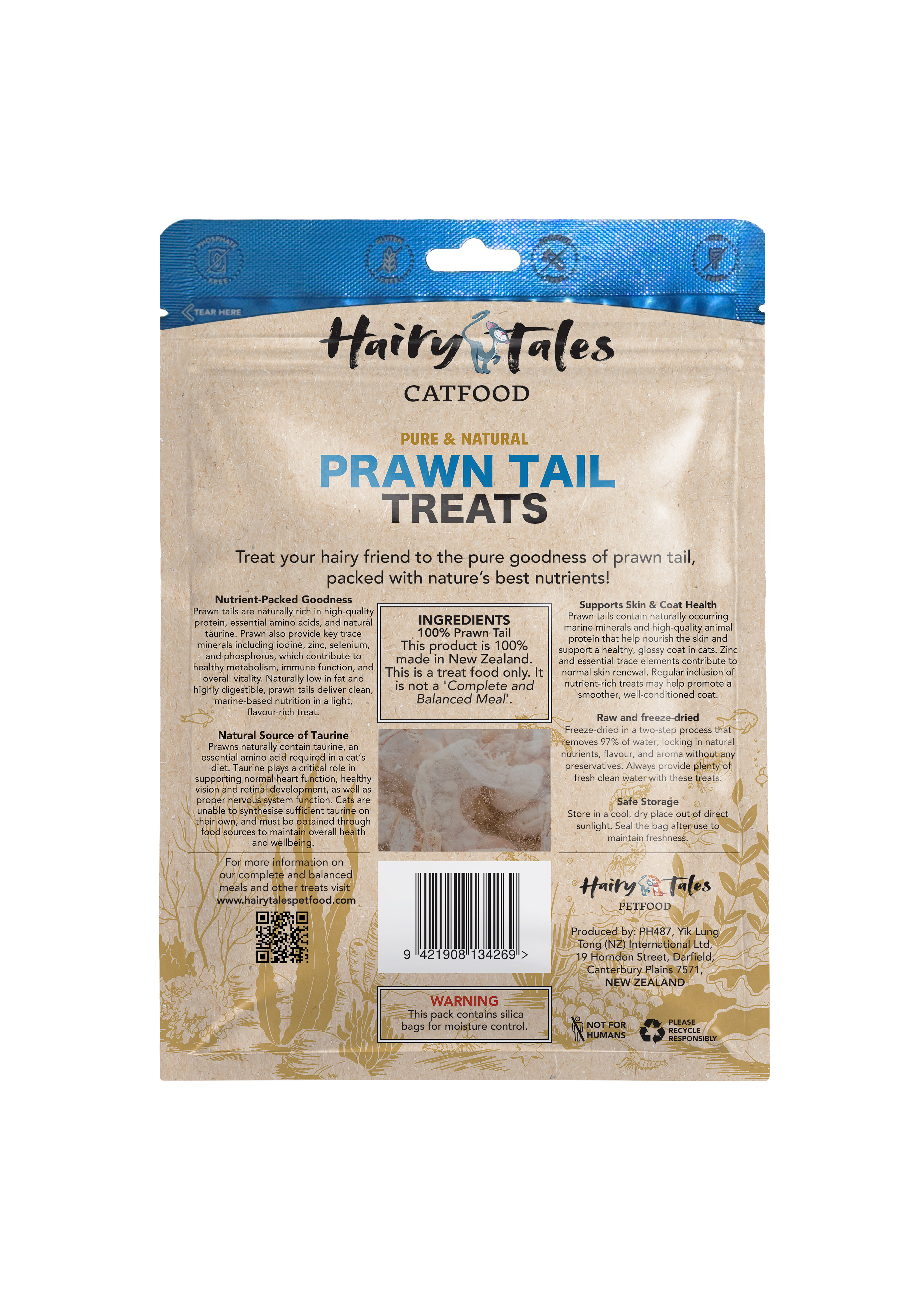 Freeze-Dried Prawn Tail