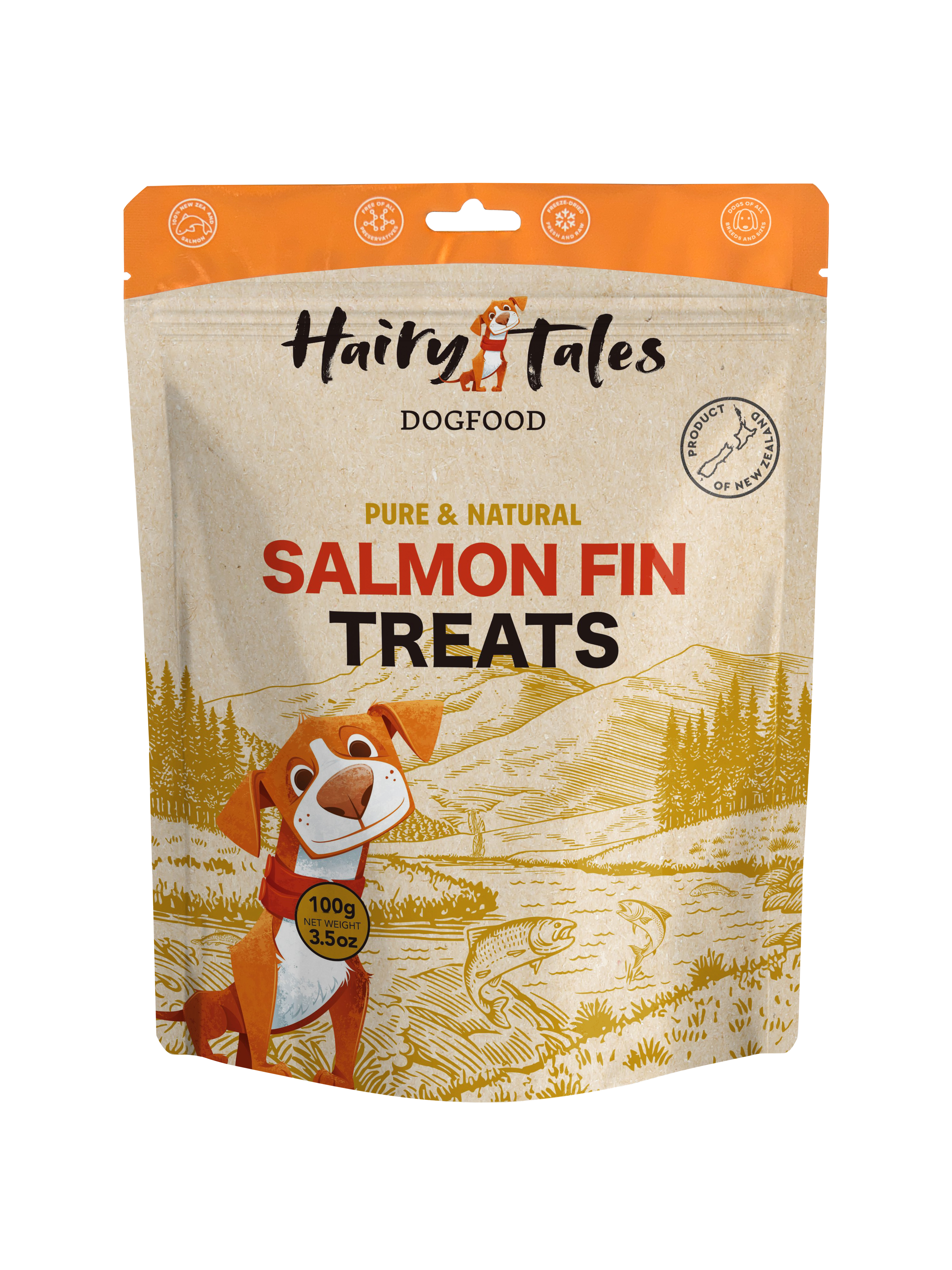 Freeze-Dried Salmon Fins