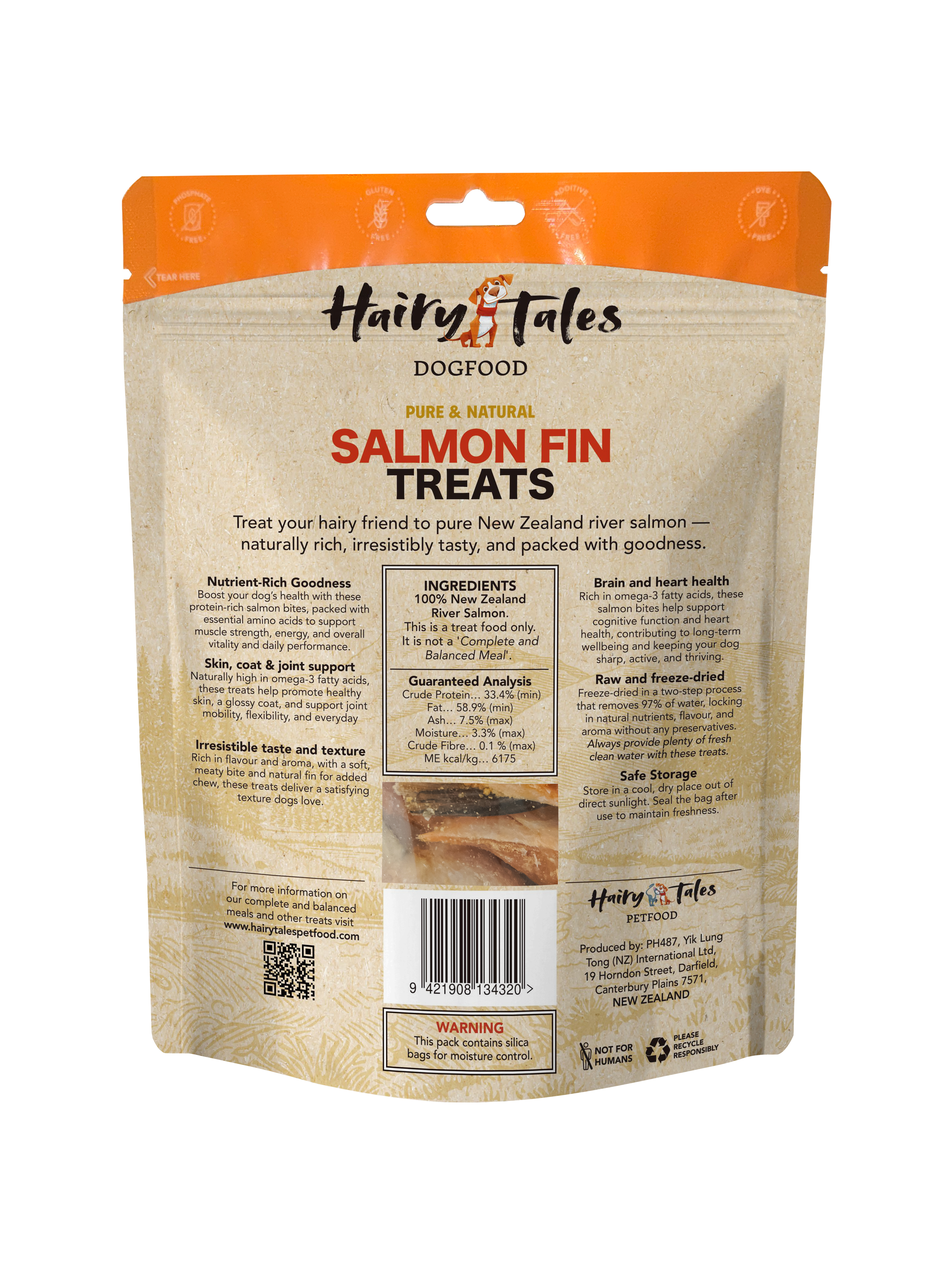 Freeze-Dried Salmon Fins