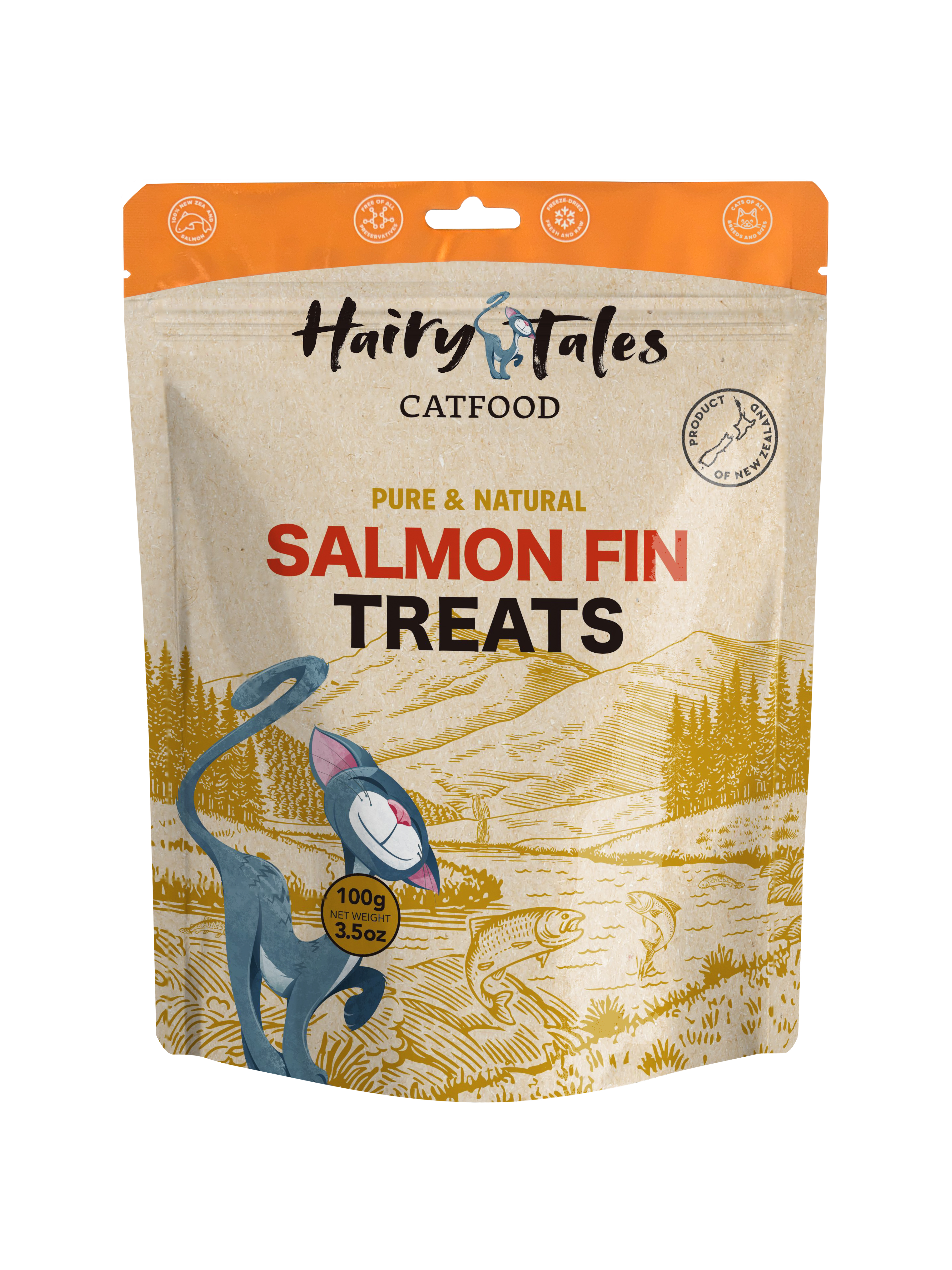 Freeze-Dried Salmon Fins(CAT)